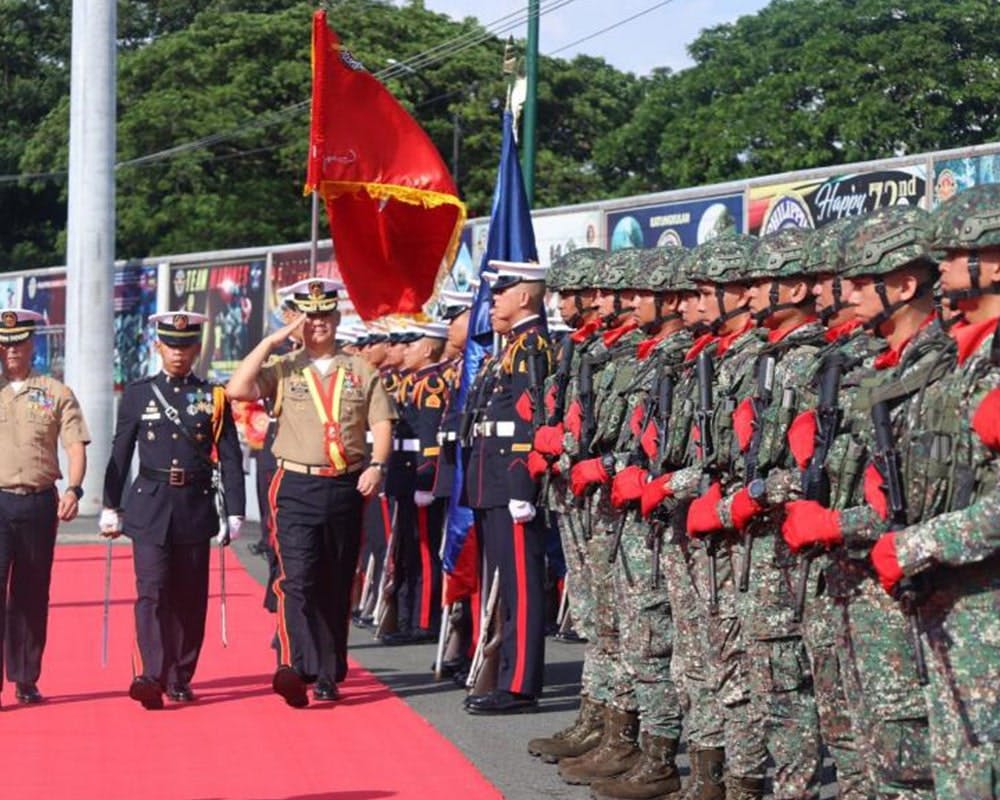 BGen Adecer feted with arrival honors at PMC HQ