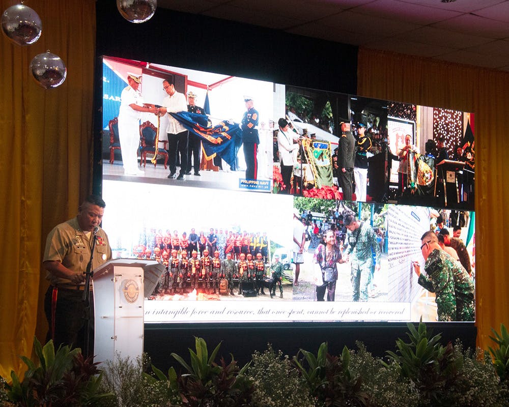 In a traditional New Year's Call to the Marine Commandant on 03 January