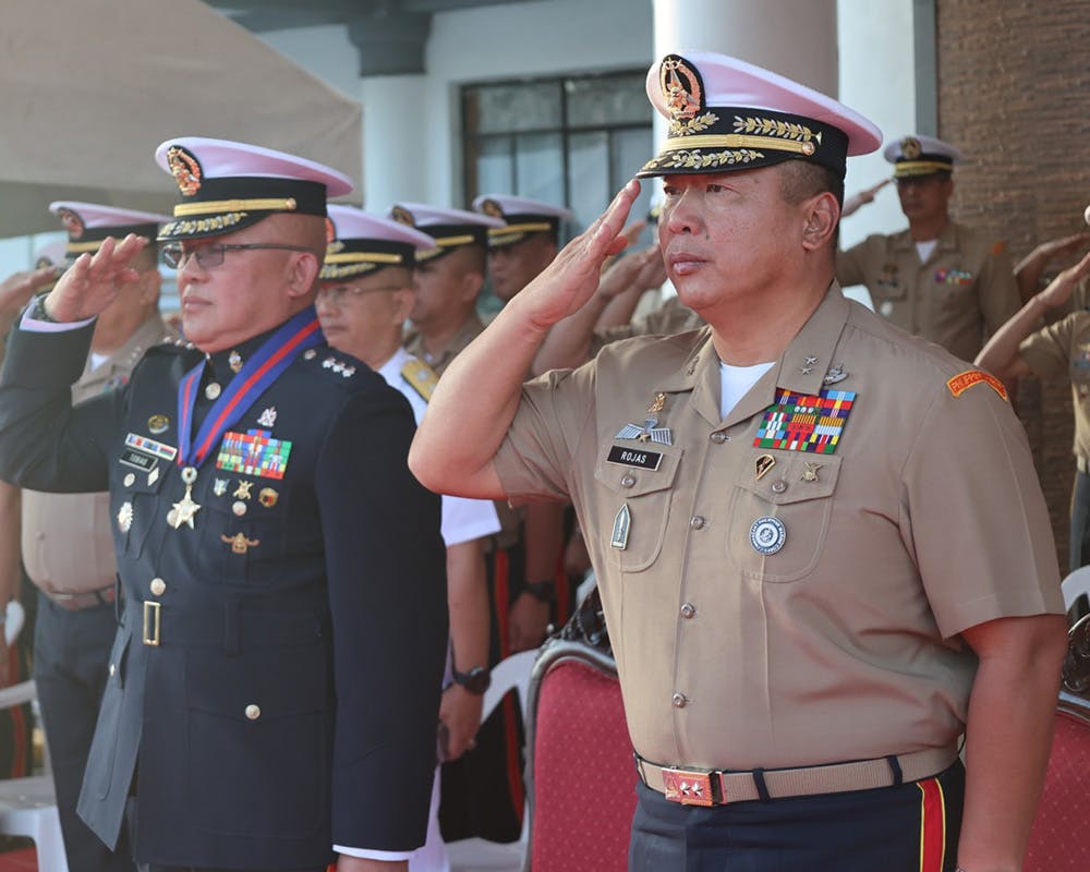 PMC gives honor to a senior Marine Officer