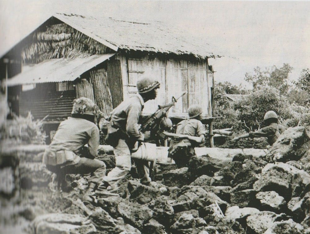 (Battle of Karumdung) The Marines during their combat operations in Sulu