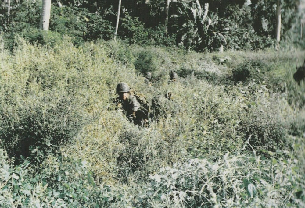 A Marine continues to conduct pursuit ops against ASG in sulu
